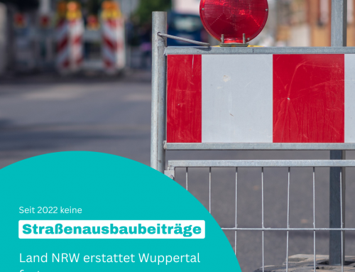 Straßenausbaubeiträge: Land erstattet Wuppertal fast 2,7 Millionen Euro