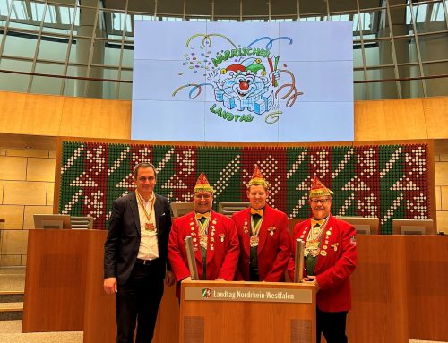Närrischer Landtag: Lenneper Karnevalsverein im Parlament von Nordrhein-Westfalen zu Gast