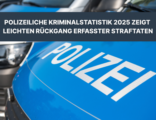 Polizeiliche Kriminalstatistik 2025 zeigt leichten Rückgang erfasster Straftaten