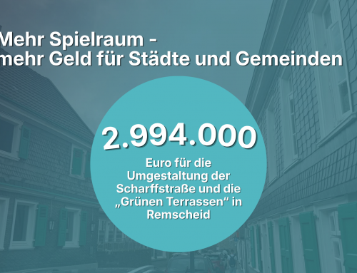 Land unterstützt Innenstadtentwicklung in Remscheid mit fast drei Millionen Euro