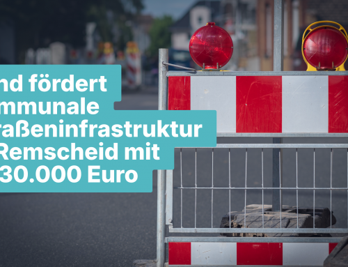 Land fördert kommunale Straßeninfrastruktur
