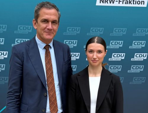 An der Seite des CDU-Landtagsabgeordneten Jens Nettekoven